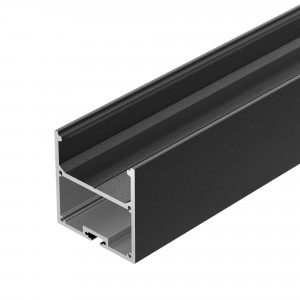 Профиль с экраном SL-LINE-5050-2500 BLACK+OPAL 027990, Комплект с экраном. Алюминиевый профиль для светодиодных лент и линеек. Цвет - чёрный RAL9005 (порошковая окраска). Габаритные размеры (LхWхH): 2500x50x50 мм. Ширина площадки для ленты 38 мм. Отсек для БП 46х22мм. Заглушки в комплекте 4 заглушки