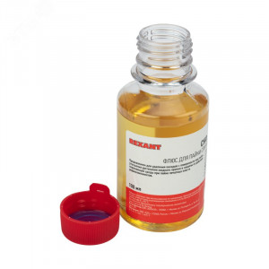 Флюс СКФ 100мл., Флюс для пайки REXANT, СКФ (спирто-канифольный), 100 мл, флакон