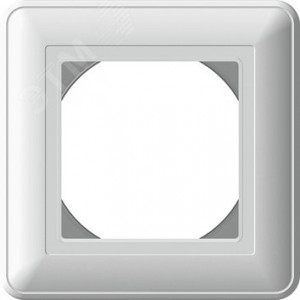 W59 AQUA 1-постовая РАМКА, IP44, БЕЛЫЙ C2 KD-1B-18