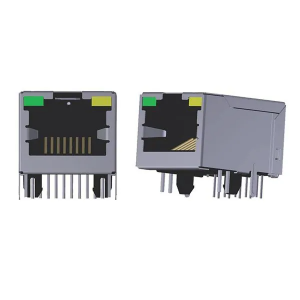 ARJM11D7-809-AB-EW2, Соединитель Ethernet RJ45 JACK W/мАG 1X1 1000BASE-T