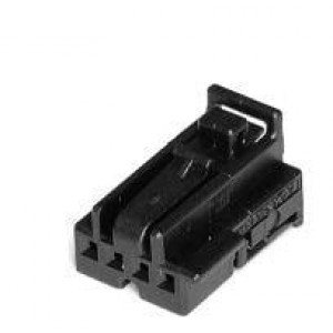 13654871, Автомобильные разъемы CON MTS .64 4W F UNSEALED BLACK PBT
