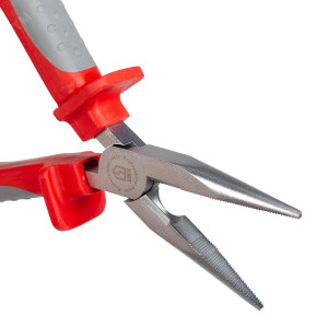 Длинногубцы диэлектрические 160 мм серия Стандарт, для работ под напряжением до 1000 В, захват и удержание плоских и круглых деталей