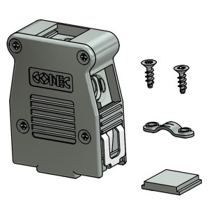 16-001750E, Инструменты и аппаратное оборудование D-Sub  9 POS METALIZED HOOD
