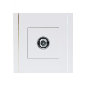 FORTE&PIANO Розетка TV проходная FP229 белый IEK FP-A10-P-K01