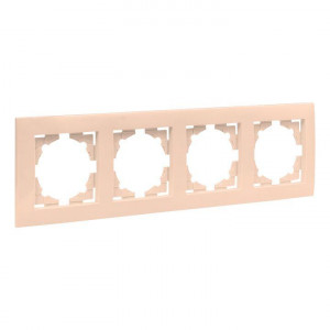 Рамка 4-м Валенсия крем. PROxima EWM-G-304-20