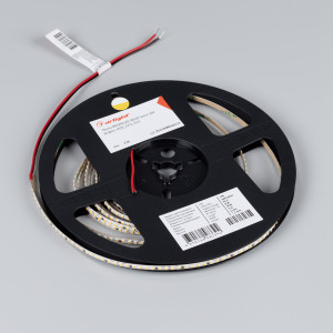 Лента MICROLED-M240-4mm 24V Warm3000 (8 W/m, IP20, 2216, 5m) 047871, Светодиодная лента MICROLED-M240, открытая IP20. Светодиоды 2216, 240 шт/м (1200 шт на 5м), белая плата, скотч 3M. Цвет ТЕПЛЫЙ 3000K, цветопередача CRI>90, угол 120°. Питание 24 В, мощность 8 Вт/м (40 Вт на 5 м). Размеры 5000x4x1.1мм. Мин.отрезок 33.33 мм