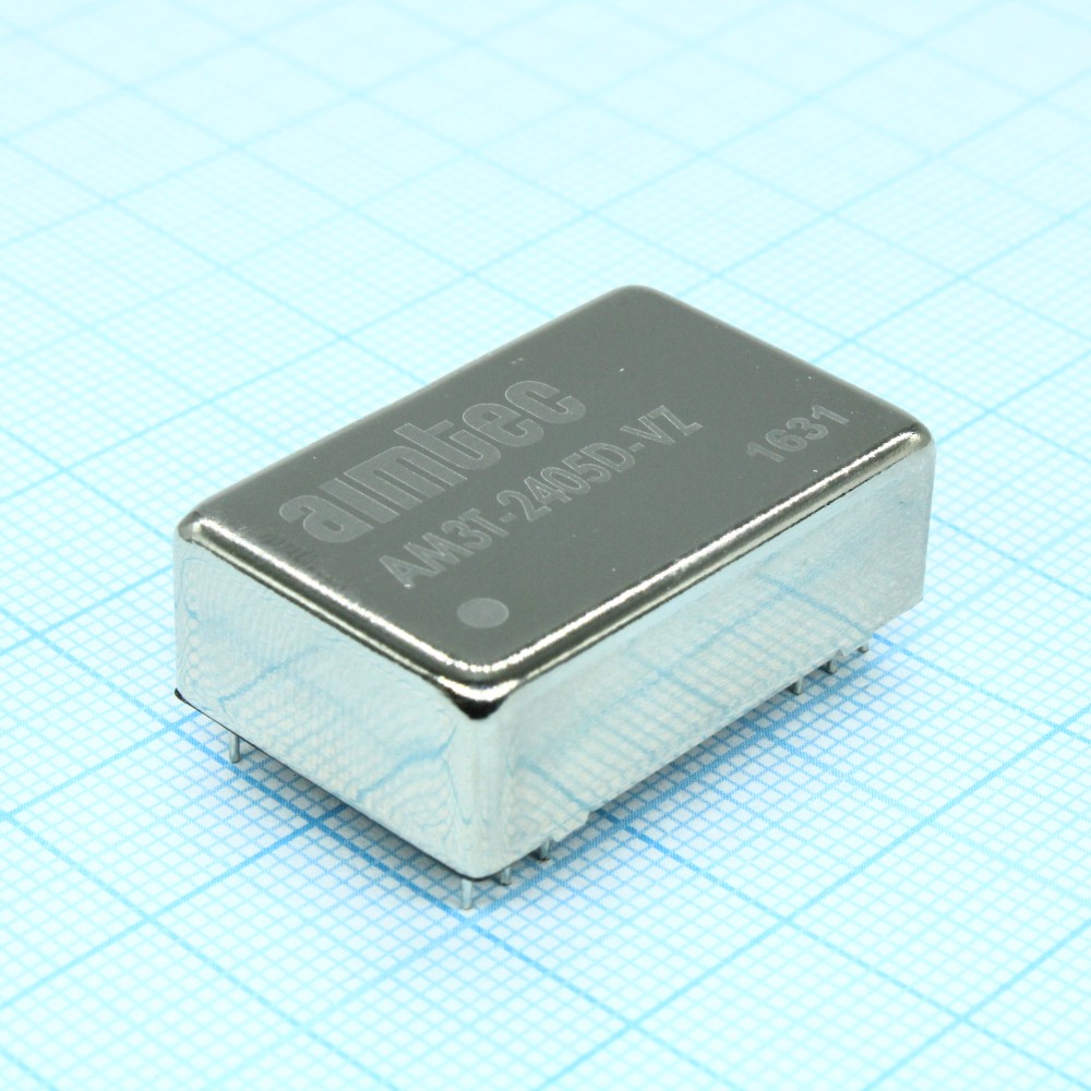 Изображение товара DC/DC преобразователь 3Вт AM3T-2405D-VZ с входом 18-36В и выходом ±5В/±0.3А