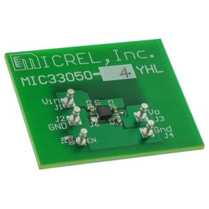 MIC33050-4YHL-EV, Средства разработки интегральных схем (ИС) управления питанием Eval -600mA Inductor less Buck Reg