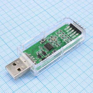 WCH-LINKE-R0-1V3-, Модуль онлайн-отладки и загрузки микроконтроллера WCH RISC-V, микроконтроллера ARM интерфейс SWD/JTAG