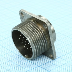 2РМГ24Б19Ш1Е2Б, Соединитель  цилиндрический низковольтный герметичный