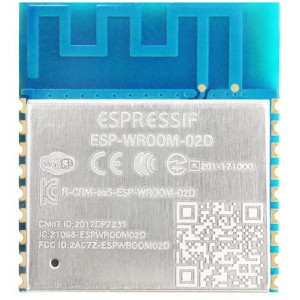 ESP-WROOM-02D(N4), Модуль Wi-Fi 802.11b/g/n, 2400…2483,5 MГц,UART/HSPI/I2C/I2S/IR/GPIO/PWM, 2Мбайт SPI Flash, 2.7...3.6В, -40...+125С