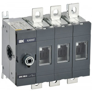 KARAT Выкл-разъед. ВРК без рукоятки 3P 160А KA-VR10-3-0160