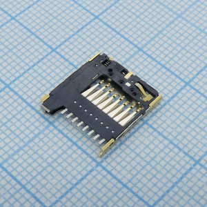 5033981892, Гнездо памяти, 503398 Series, Micro SD, 8 контакт(-ов), Фосфористая Бронза