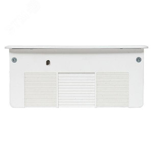 Встраиваемый настольный розеточный блок выдвижной, 8 модулей, белый, C-Line