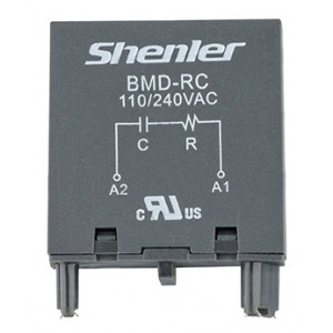Модуль BMD-RC 110-240V AC, Модуль для реле, 110 - 240VAC/DC, резистор, конденсатор, цвет: черный, для колодок: STB14, SEB11-E, SUB*-E, GZP8, GZP11, MT 78 740(745)