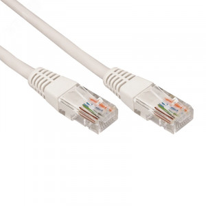 Патч-корд U/UTP CAT 5e RJ45-RJ45 26AWG LSZH сер. 2м 02-0100-2