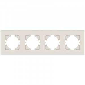 Рамка 4-местн. City беж. С1114-003