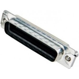 165X14719X, Корпуса разъемов D-Sub  WTR RES METAL HOOD 9P FEMALE W/SCREWS