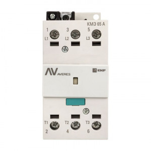 Контактор КМЭ 65А 230В АС AVERES ctr-s-70-00-230-av