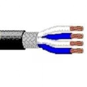 1192A B59500, Многожильные кабели 24AWG 4C SHIELD 500ft SPOOL BLACK