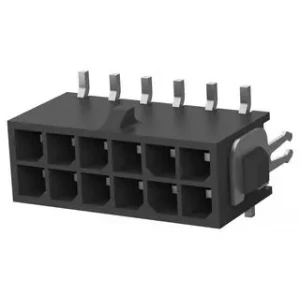 4-794633-2, Соединитель питания 12 контакт(-ов) 3мм луженый прямой для поверхностного монтажа 12 терминала(-ов) 1 порт(-ов) лоток