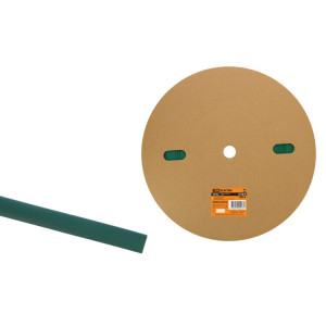 Термоусаживаемая трубка ТУТнг 10/5 зеленая (100 м/ролл) SQ0518-0018