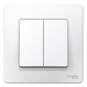 Выключатель 2-кл. СП Blanca 10А IP20 (сх. 5) 250В бел. SE BLNVS010501