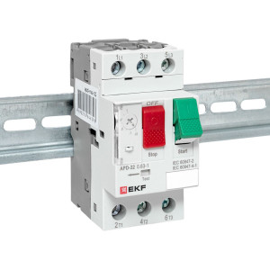 Автомат пуска двигателя АПД-32 0,63-1,0А EKF apd-me-1.0