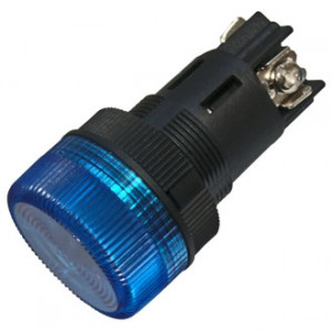 LXB2 (3SA8) - EV456 110V, Лампа неоновая 110В в корпусе серии 3SA8, синий d=30мм