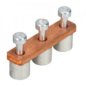 Соединительная перемычка VB WKN70 - 3, Соединительная перемычка, 3 полюса, неизолированная, винтовая, для клемм: WKN 70/U