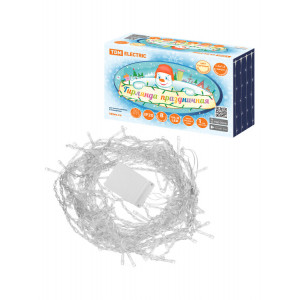 Гирлянда светодиодная "Занавес" 1,5х1,5 м, 168LED, белый тёплый, 8 режимов, 250 В, IP20, SQ0361-0068