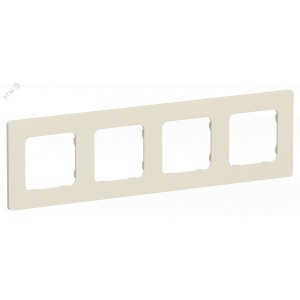 FLITE CLASSIC Рамка 4-местная РУ-4-К-ФлСл сливочный IEK FI-M42-32-20-K86