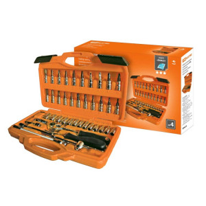 Набор инструментов универсальный №4, 46 позиций, CR-V сталь "Алмаз" SQ1014-0104