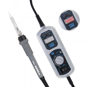 YIHUA 908D, Паяльник с регулировкой температуры. Цифровой дисплей, функция сна, фиксация температуры