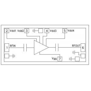 HMC633-SX, РЧ-усилитель Driver amp, 5-17GHz
