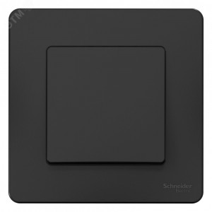 Выключатель 1-кл. СП Blanca 10А IP20 (сх. 1) 250В антрацит SE BLNVS010106