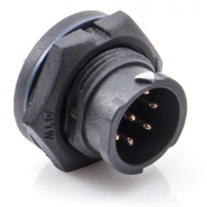 BD-06PMMS-QC8001, Кабели для датчиков / Кабели для приводов 6P M CONN M PIN Std, Recept Front