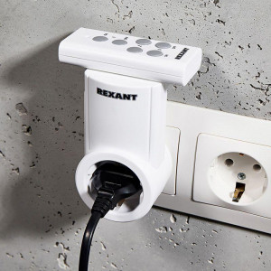 Радиоуправляемая розетка c ПДУ RX-001, один пульт, одна розетка