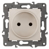 14-2105-02 Розетка 2P, 16A-250В, IP20, Elegance, сл.кость (10/100/2800) Б0034285