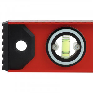 УРОВЕНЬ АЛЮМИНИЕВЫЙ РЕЛЬС, 600ММ, 3 глазка, 1 поворотный, погрешность 0.5-1мм/м., -40...+90°С