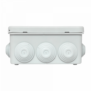 Коробка уравнивания потенциалов КУП-030-014 с крышкой наружная (100х100х50) для прямого монтажа, 10 мембр. вводов серая IP55 EKF plc-kmr-030-014-g