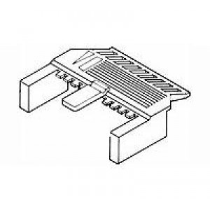 102537-6, Проводные клеммы и зажимы HSG ACC 2X08C FRT CVR EJE