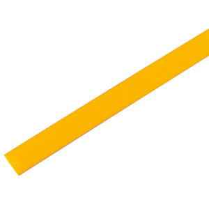 55-0802 Трубка термоусаживаемая ТУТ 8,0/4,0мм, желтая, упаковка 50 шт. по 1м, PROconnect(кр.50шт
