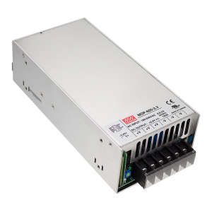 MSP-600-5, AC-DC, med, ККМ, 600Вт, вход 85…264В AC, 47…63Гц /120…370В DC, выход 5В/120A,  рег. вых 4.3…5.8В, изоляция 4000В AC, в кожухе 218х105х63.5мм, -40…+70°С, выход SB 5В/0.3А
