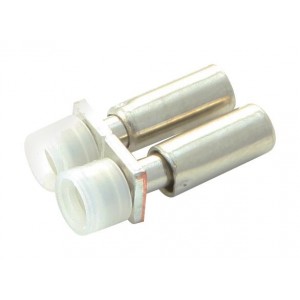 FBRI  2-5 N, Винтовая перемычка, размер шага: 5 мм, полюсов: 2, цвет: cеребристый