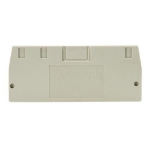 Крышка боковая AP WTP 1,5 D1/2, Крышка боковая, для клемм WTP 1,5 D1/2..., цвет: серый