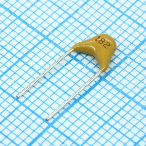 TS170R1H182KSBBB0R, Конденсатор керамический многослойный 1800пФ 50В X7R ±10% радиальный 5.08мм 125°C россыпь