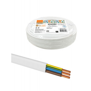 Шнур ШВВПмб 3х0,5 (20м), белый Народный SQ0120-0205