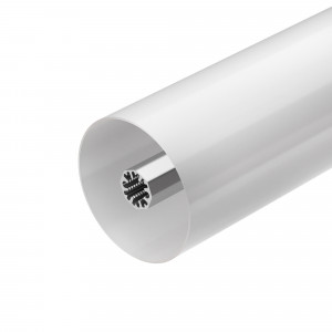 Профиль SL-ROUND-D70-360deg-2000 ANOD 037770, Алюминиевый анодированный профиль для светодиодных лент и линеек. Габаритные размеры профиля (LхWхH): 2000x20x20 мм. Габаритные размеры профиля с экраном (LхD): 2000xD70 мм. Восемь площадок для ленты. Ширина площадки для ленты 6 мм. Свечение 360°.