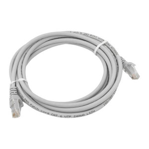 Патч-корд кат.6 UTP экранир. LSZH сер. 3.0м TERACOM PRO TRP-6UTP-LSH-3M-GY